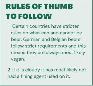 Is Beer Vegan - Rules of Thumb