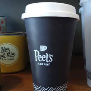 Vegan Drinks at Peet's - Coffee Cup