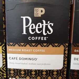 Vegan Drinks at Peet's - Coffee packaging