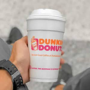 Vegan Holiday Drinks at Dunkin' Donuts 2021 - Dunkin' Cup