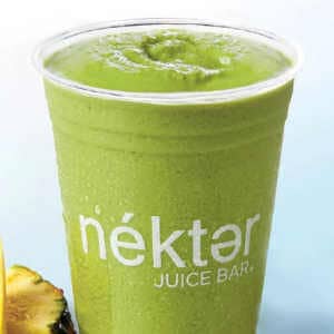 best vegan drinks at Nèkter Juice Bar - Pineapple Matcha